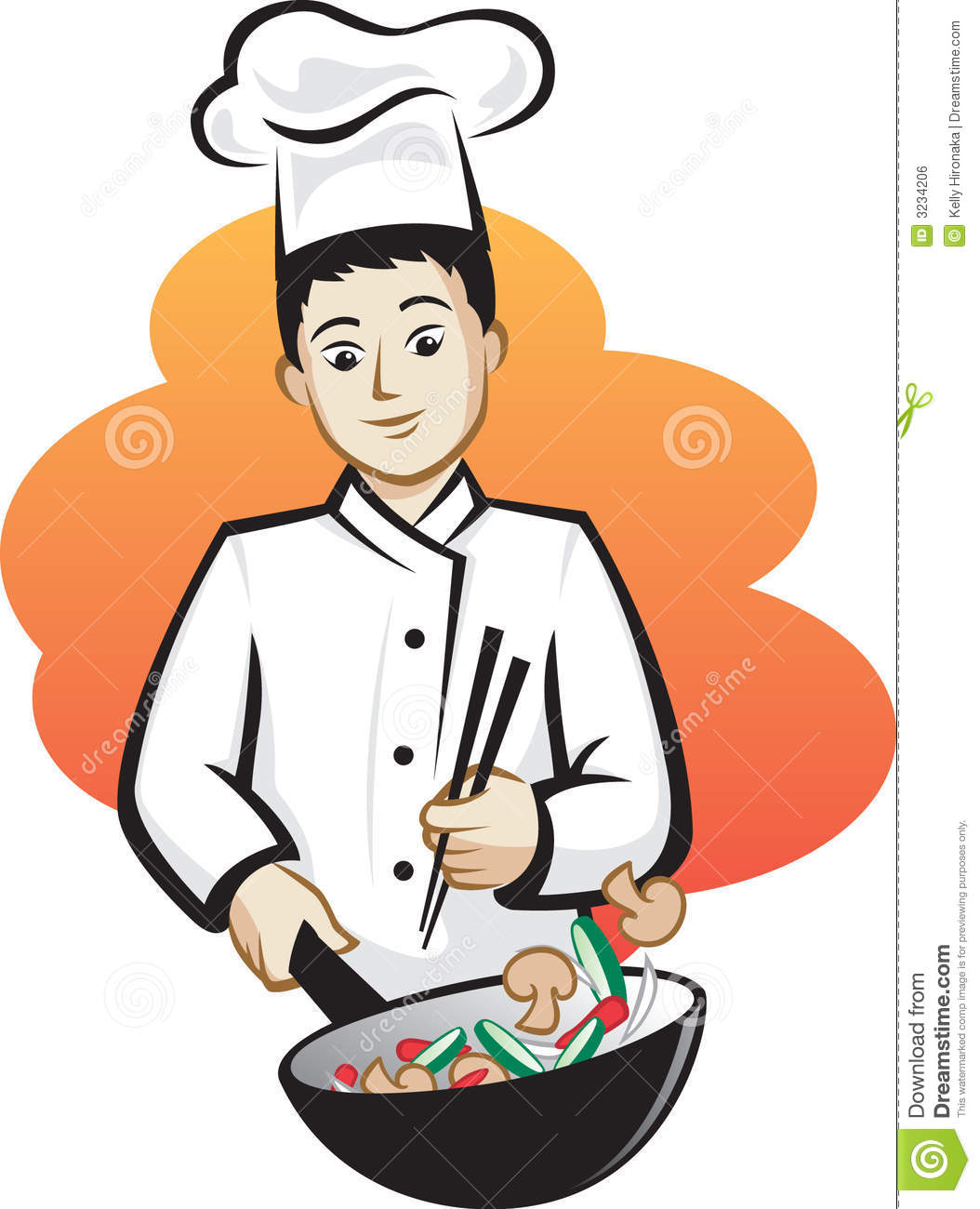 Азиатский шеф повар